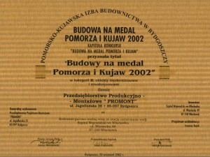 2002 Budowa na Medal Szpital Włocławek