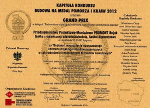 2012 Budowa na Medal Termo-Eko Energia